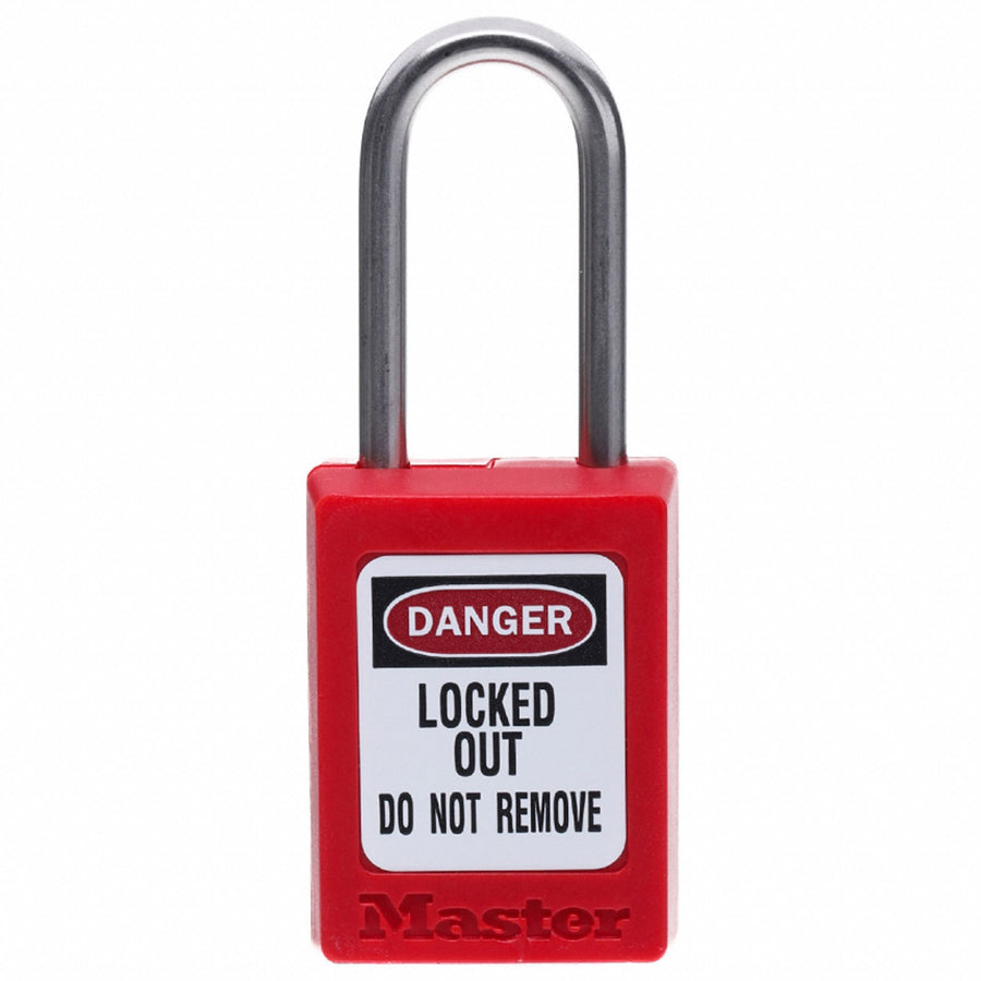 D5337 Lockout Padlock KD Red 1-7/8 H