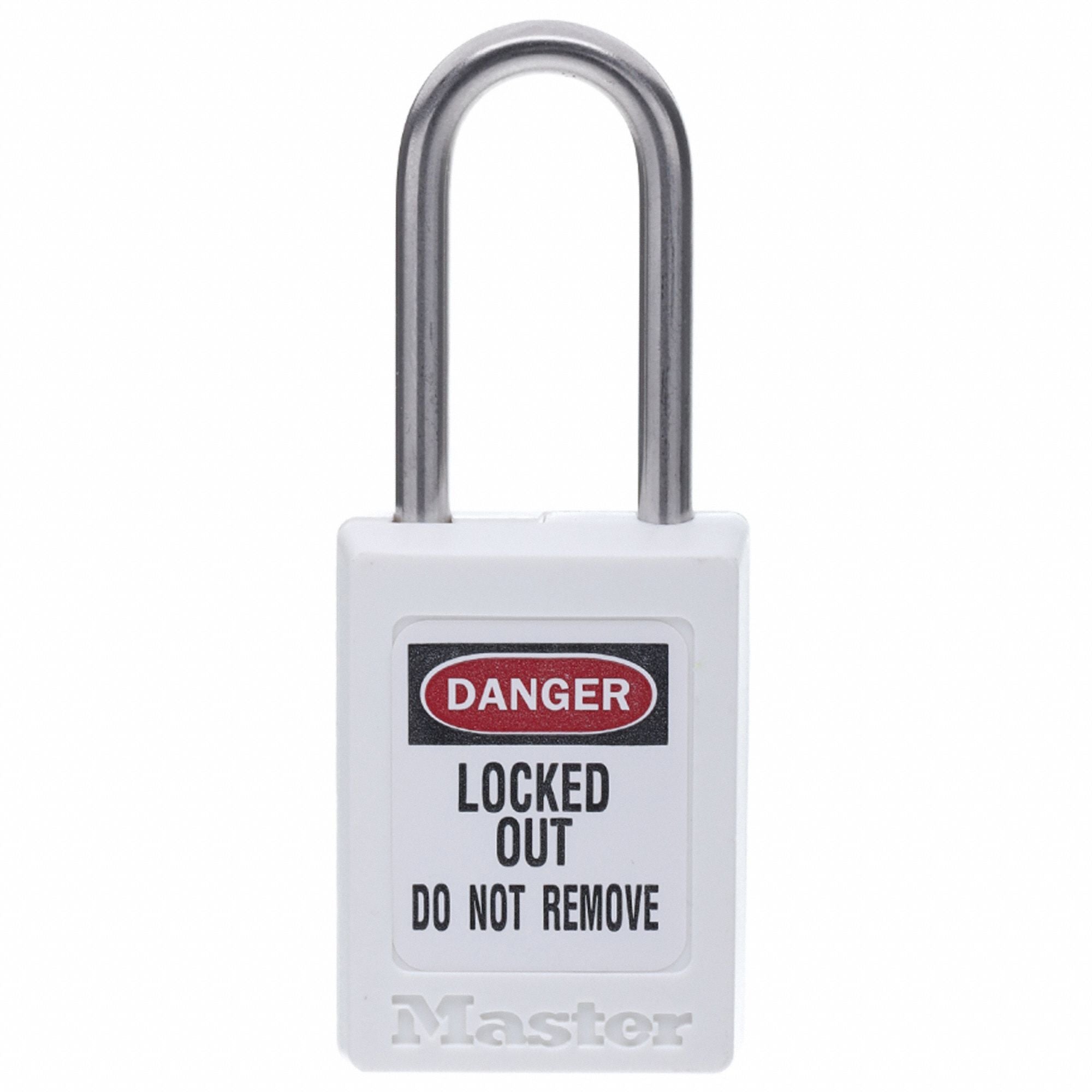 D5337 Lockout Padlock KD White 1-7/8 H