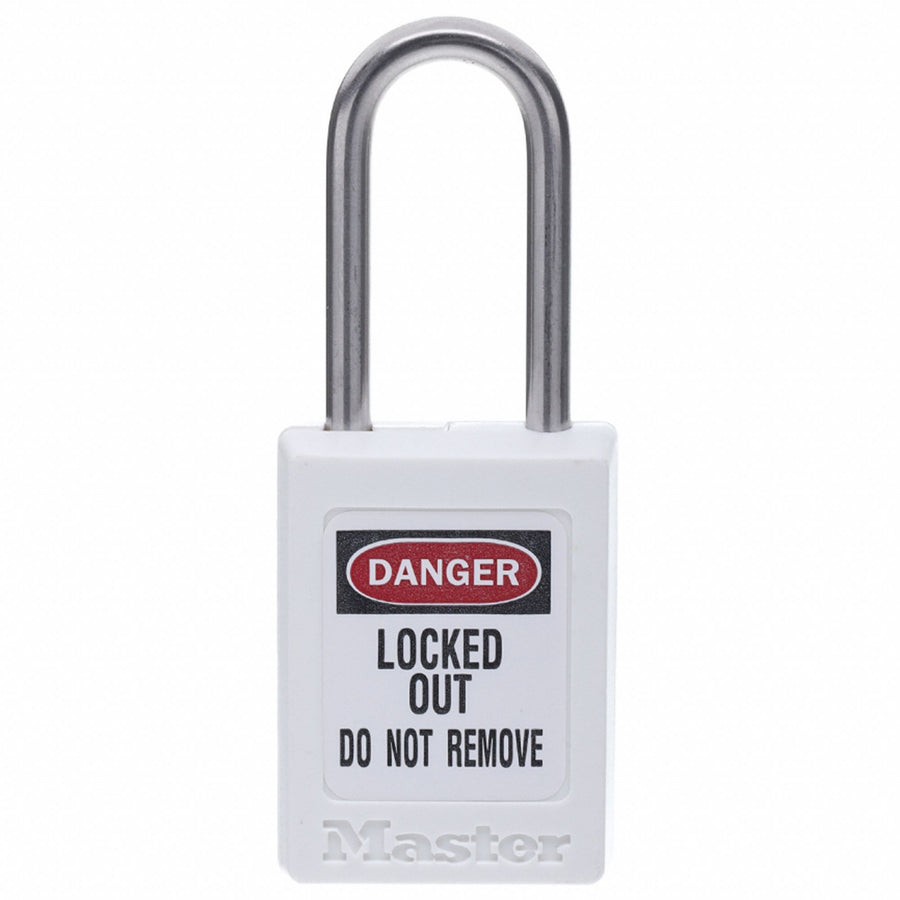 D5337 Lockout Padlock KD White 1-7/8 H
