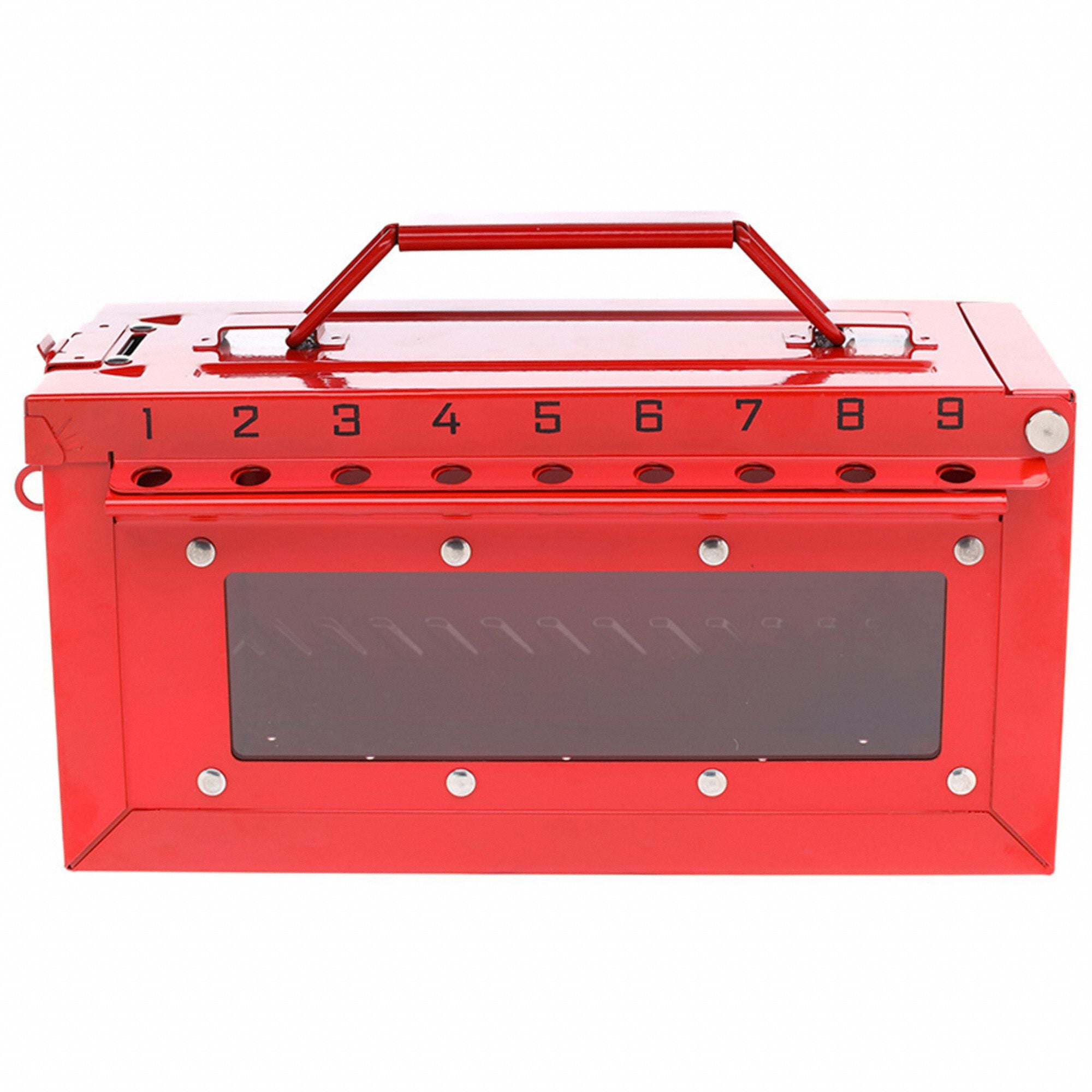 Group Lockout Box Red 5-43/64 H