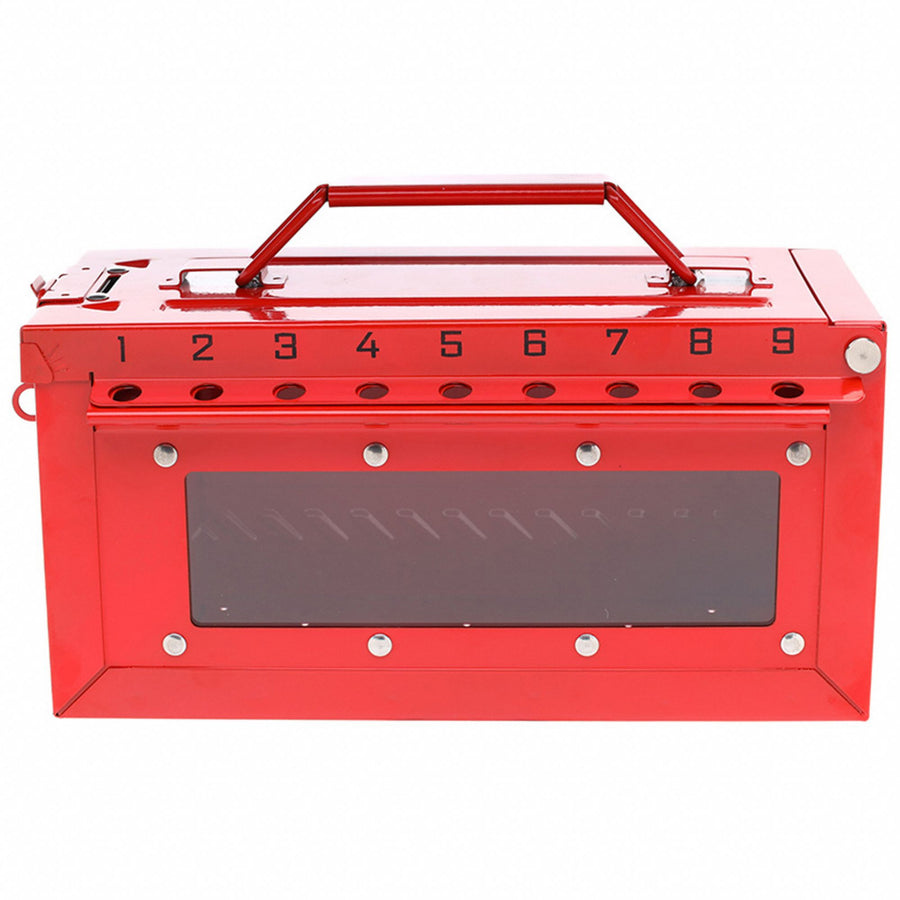 Group Lockout Box Red 5-43/64 H