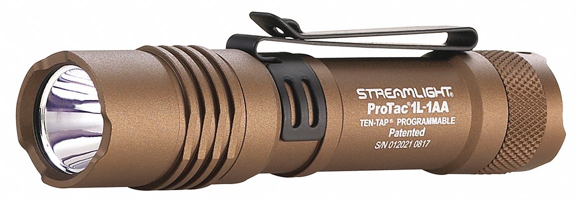 Tactical Flashlight Alum Coyote 350lm