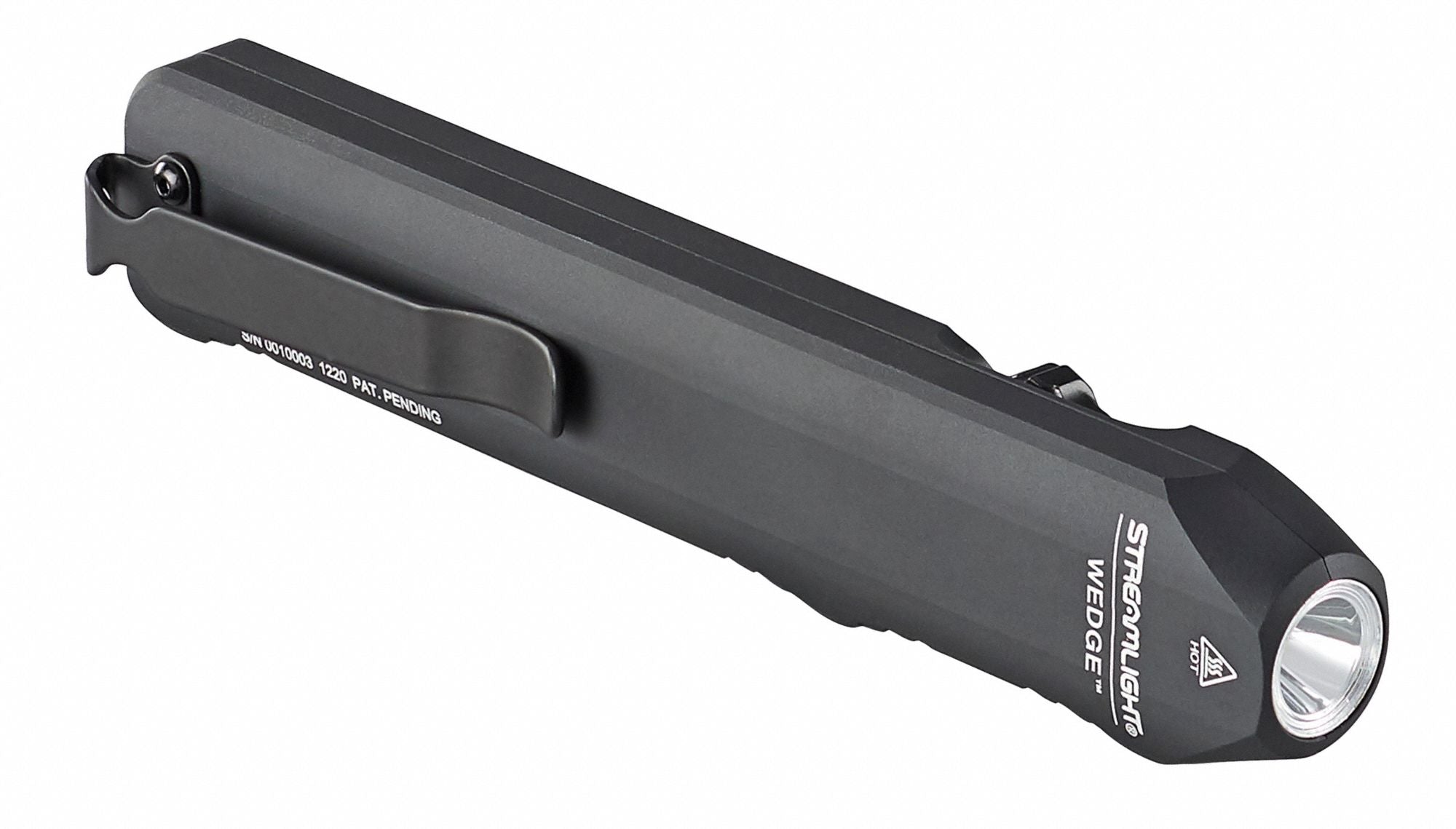 Handheld Flashlight Alum Black 1000lm