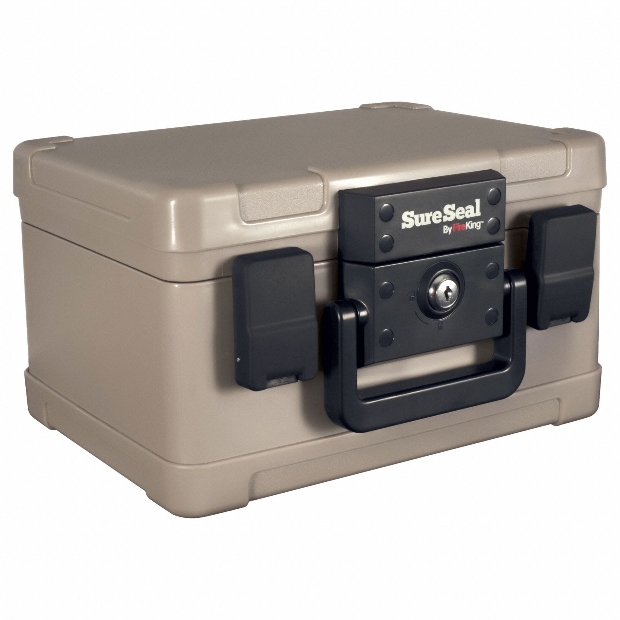 Fireproof File Chest 9.8 x 12.2 in Taupe