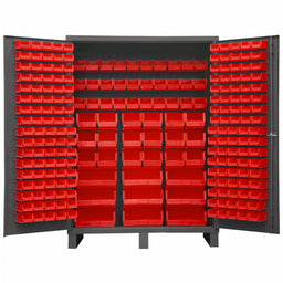 K4897 Bin Cabinet 84 x60 x24 Gray 227RedBns
