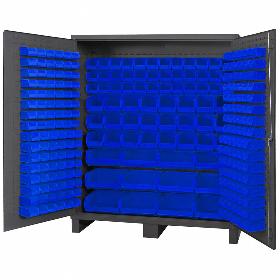 K4898 Bin Cabinet 84 x72 x24 Gray 264BlueBns