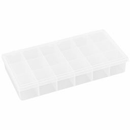 K4964 Compartment Box Snap Clear 1 3/8 in