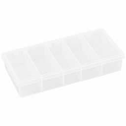 K4962 Compartment Box Snap Clear 1 3/8 in
