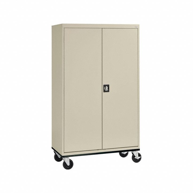 Storage Cabinet 78 x46 x24 Putty 2Shlv