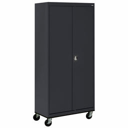 K4847 Storage Cabinet 78 x36 x24 Black 1Shlv