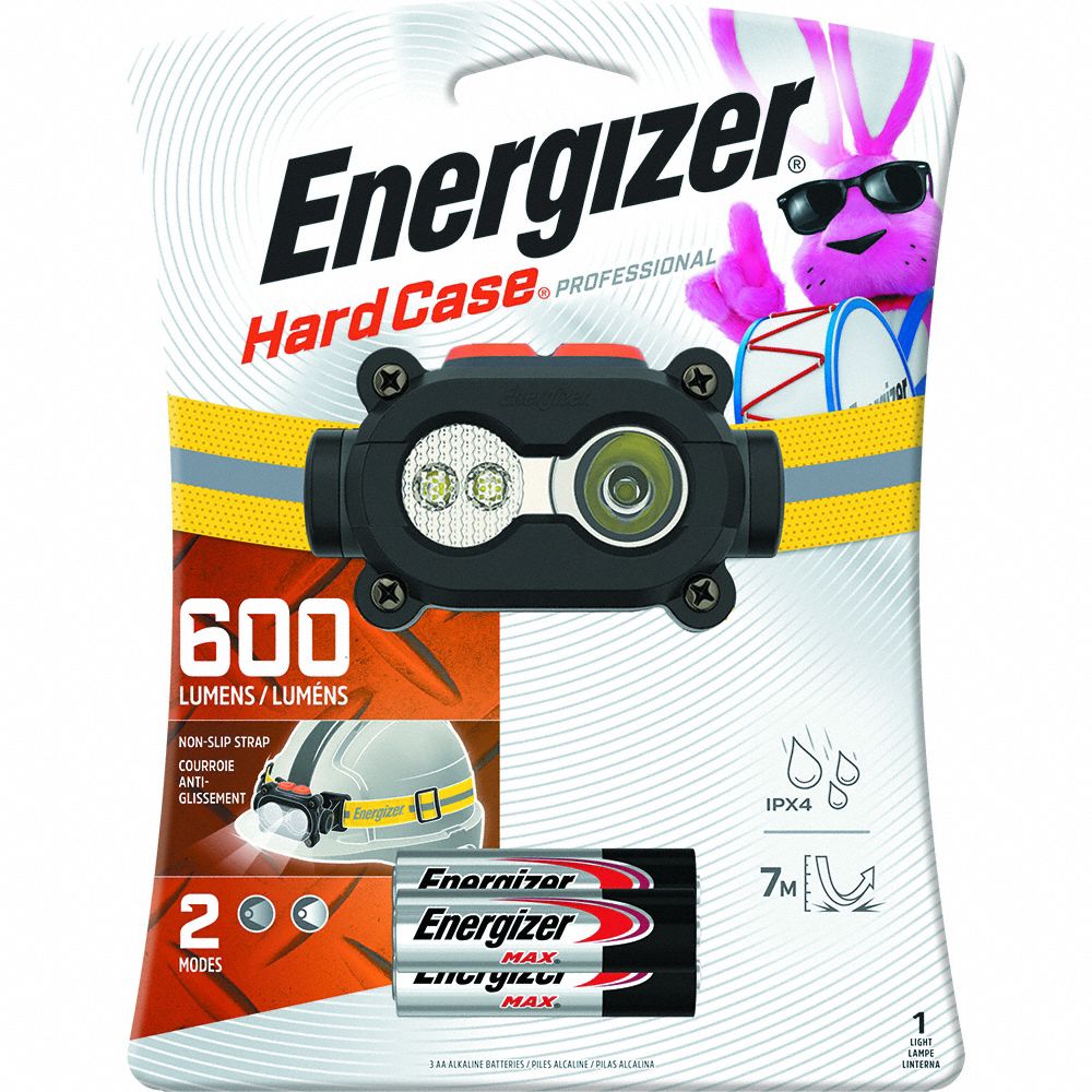 Headlamp Plastic Black 325lm