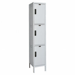 Locker 4x1Lckrs Lt Gry 78 x15 x18