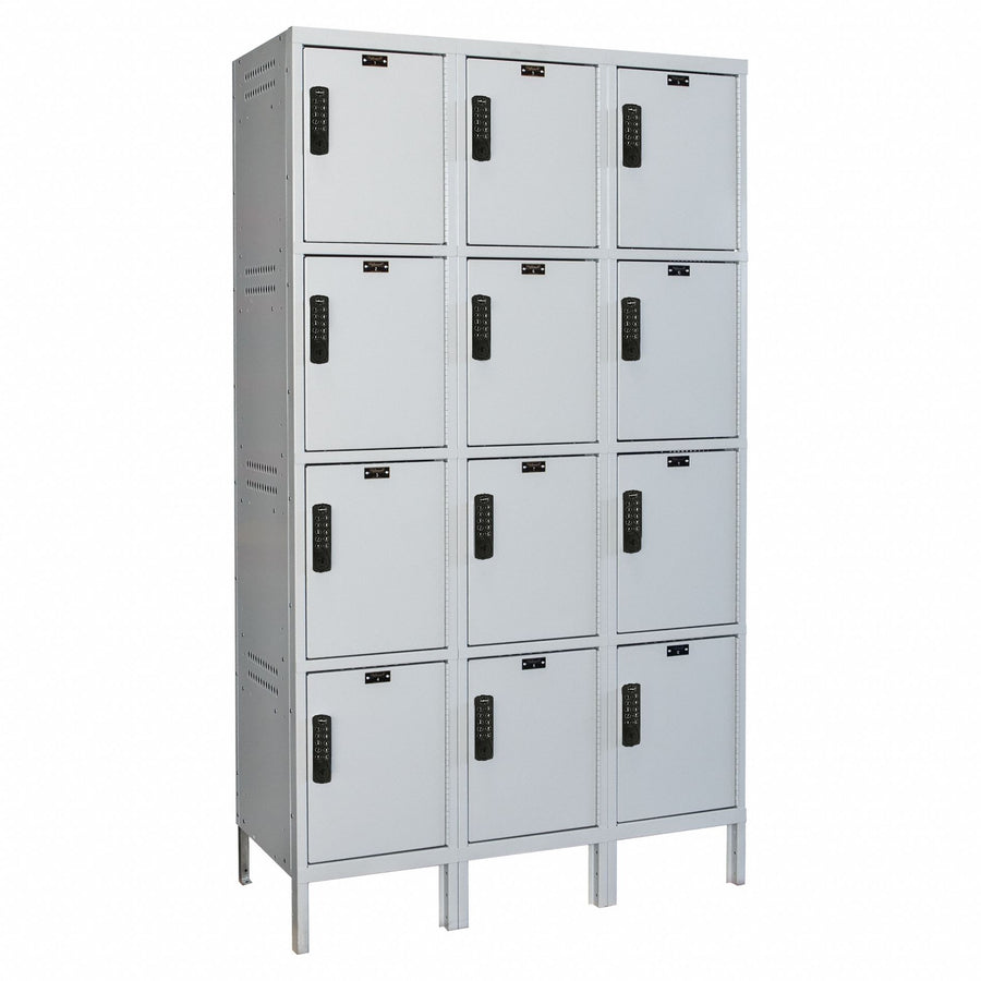 Locker 4x3Lckrs Lt Gry 78 x54 x18