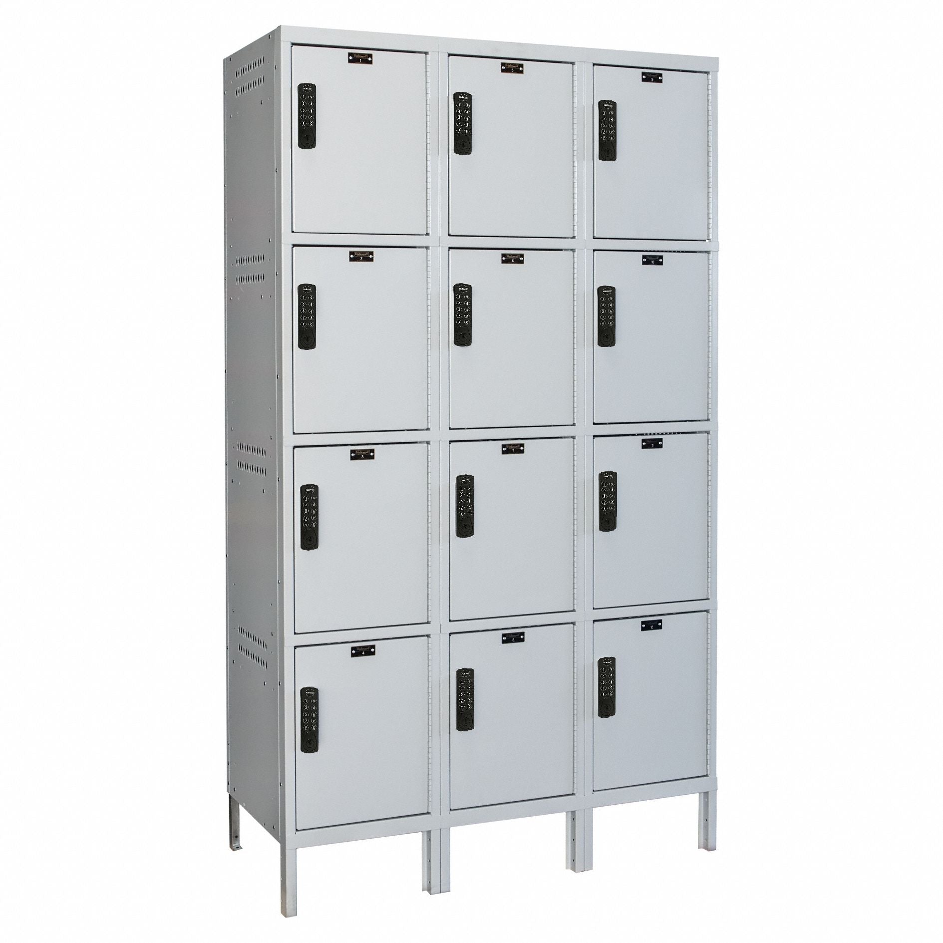 Locker 4x3Lckrs Lt Gry 78 x45 x18