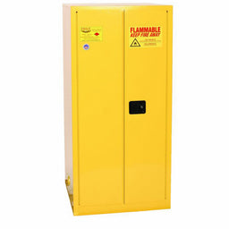 Vertical Drum Cabinet 55 gal Yellow